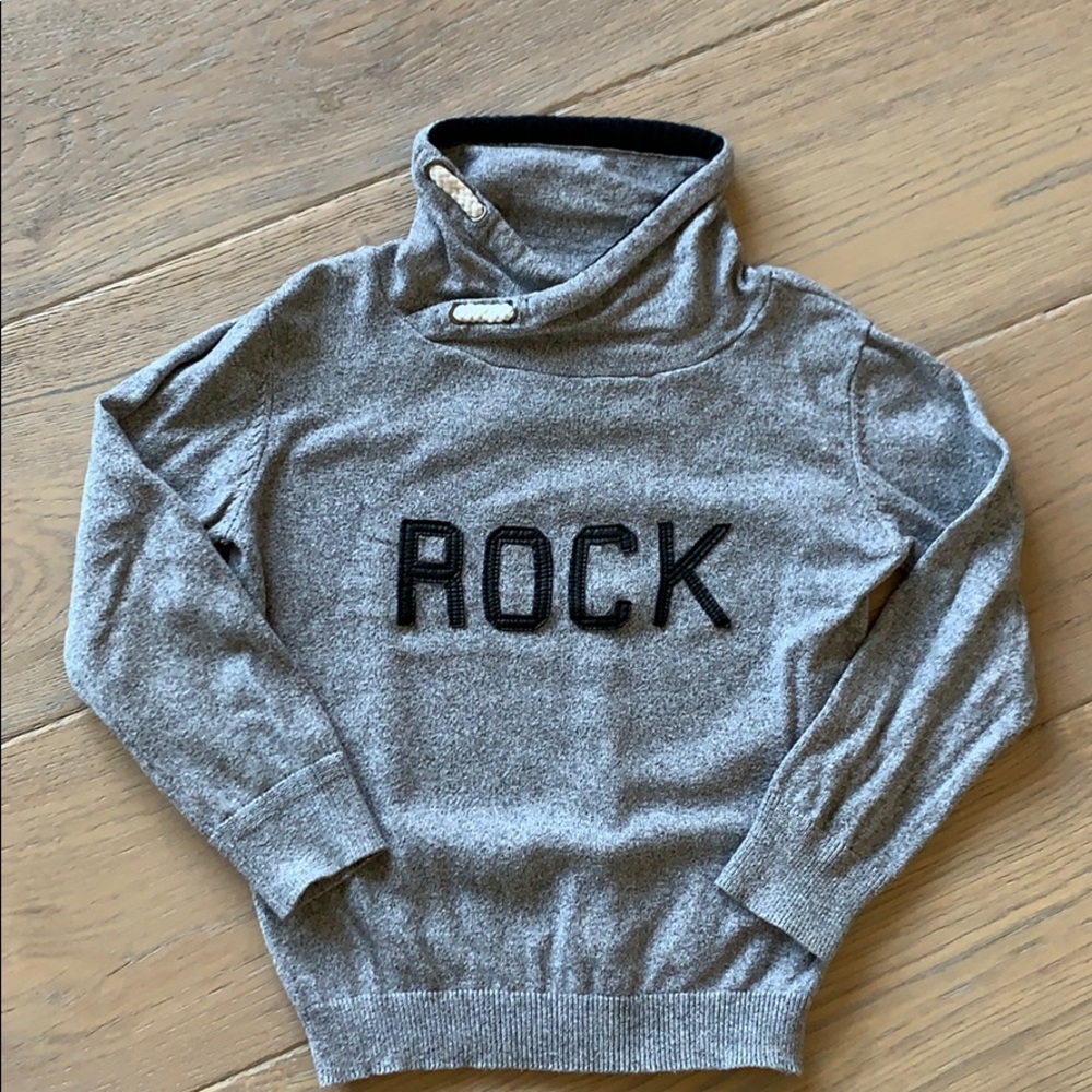 Zara Knit “ROCK” Long Sleeve Shirt (3-4 yrs)